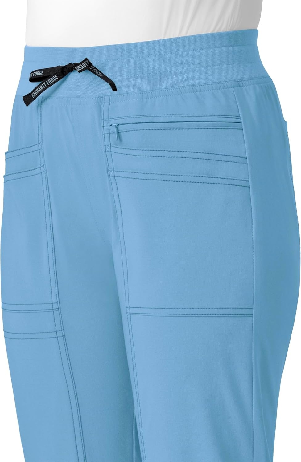 image:imageCarhartt Force CrossFlex Womens Cargo Jogger Scrub PantAzure Blue