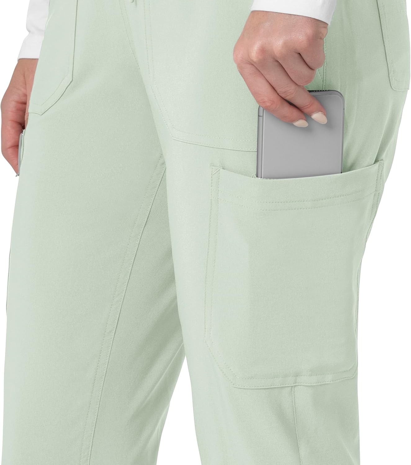 image:imageCarhartt Force CrossFlex Womens Cargo Jogger Scrub PantBig Sky