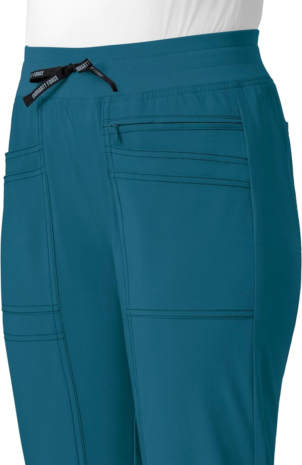 image:imageCarhartt Force CrossFlex Womens Cargo Jogger Scrub PantCaribbean Blue
