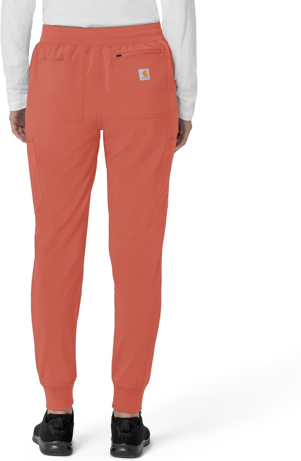 image:imageCarhartt Force CrossFlex Womens Cargo Jogger Scrub PantDusty Cedar