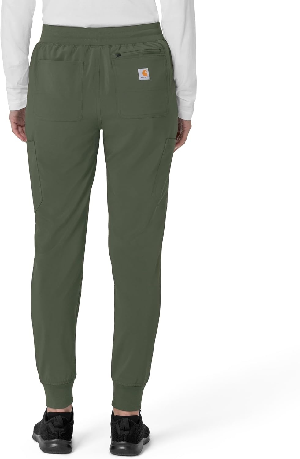 image:imageCarhartt Force CrossFlex Womens Cargo Jogger Scrub PantOlive