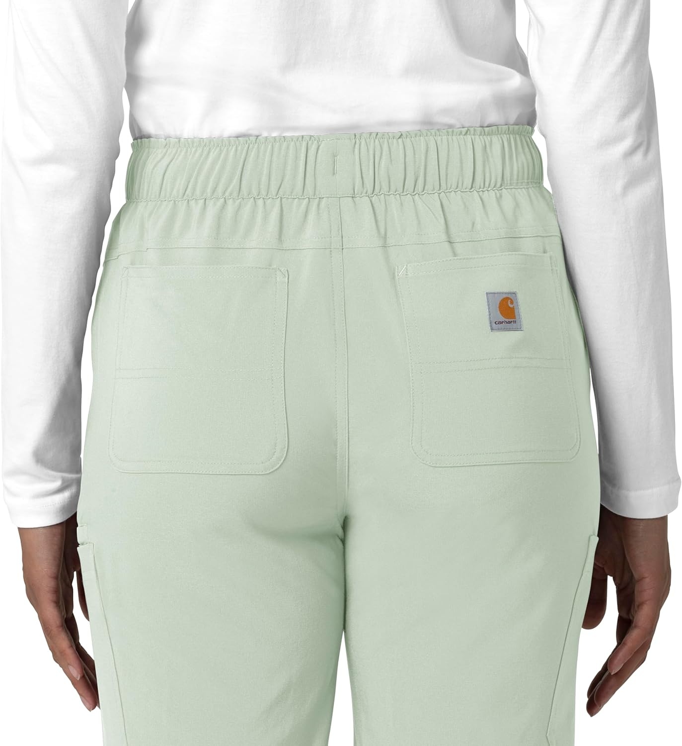 image:imageCarhartt Force CrossFlex Womens Straight Leg Cargo Scrub PantBig Sky