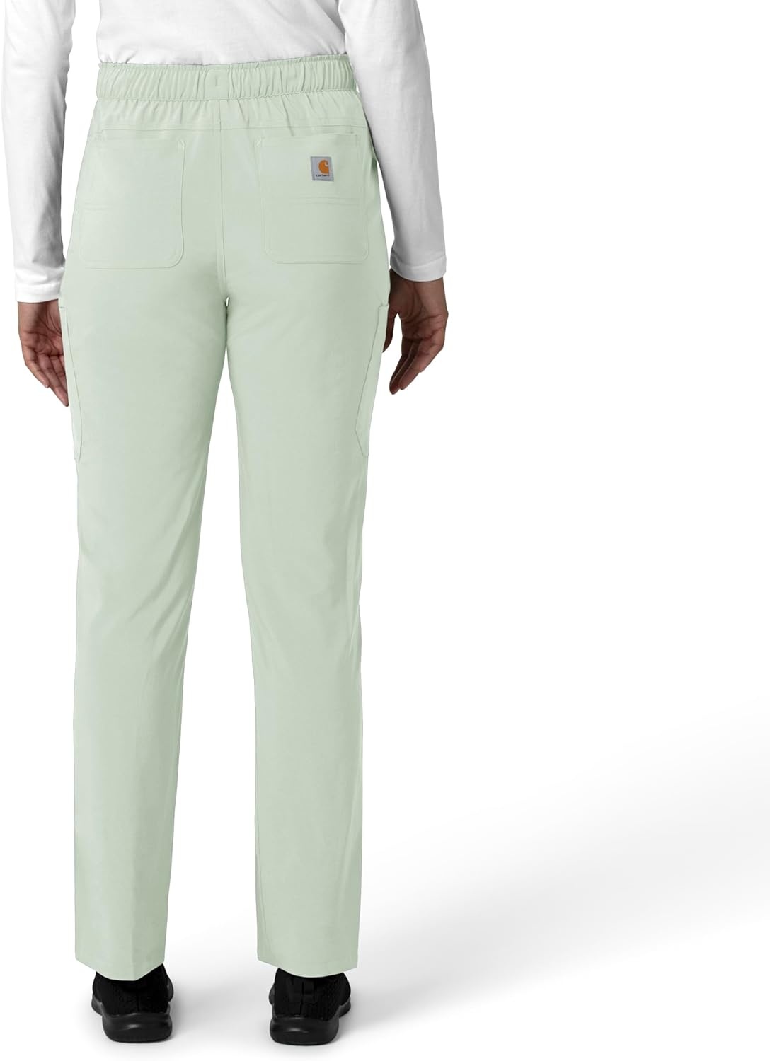 image:imageCarhartt Force CrossFlex Womens Straight Leg Cargo Scrub PantBig Sky