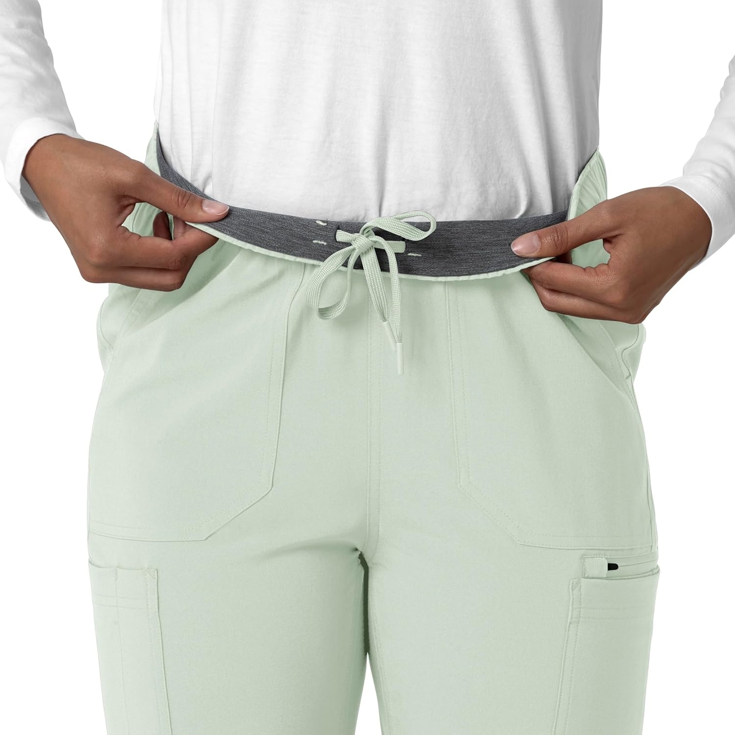 image:imageCarhartt Force CrossFlex Womens Straight Leg Cargo Scrub PantBig Sky