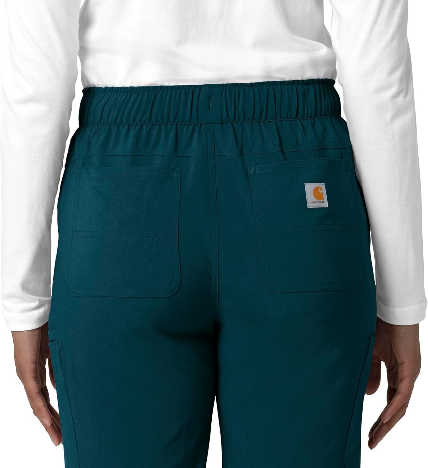 image:imageCarhartt Force CrossFlex Womens Straight Leg Cargo Scrub PantCaribbean