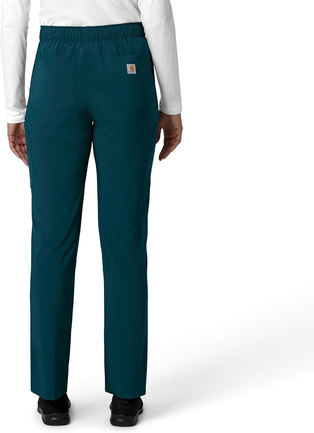 image:imageCarhartt Force CrossFlex Womens Straight Leg Cargo Scrub PantCaribbean