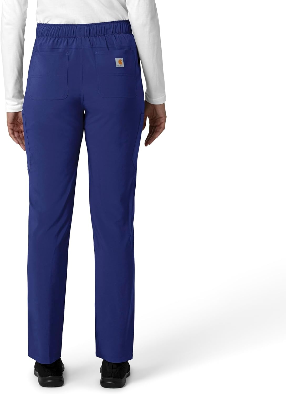 image:imageCarhartt Force CrossFlex Womens Straight Leg Cargo Scrub PantGalaxy Blue