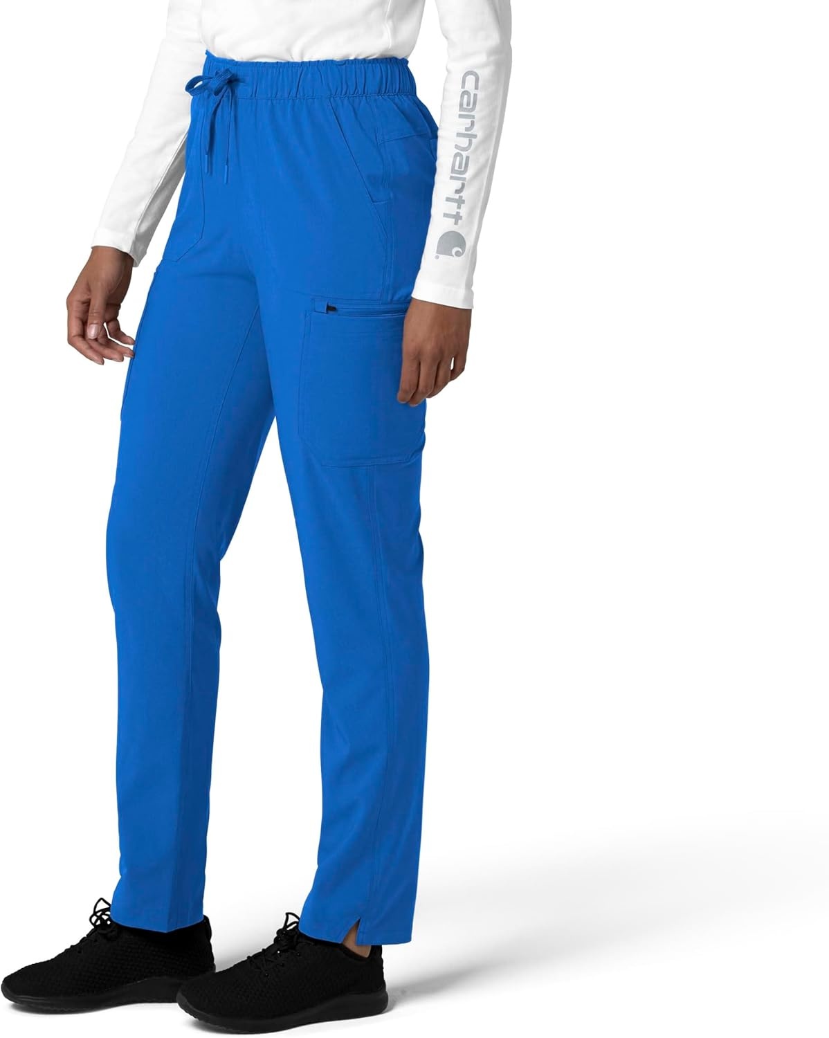 image:imageCarhartt Force CrossFlex Womens Straight Leg Cargo Scrub PantRoyal