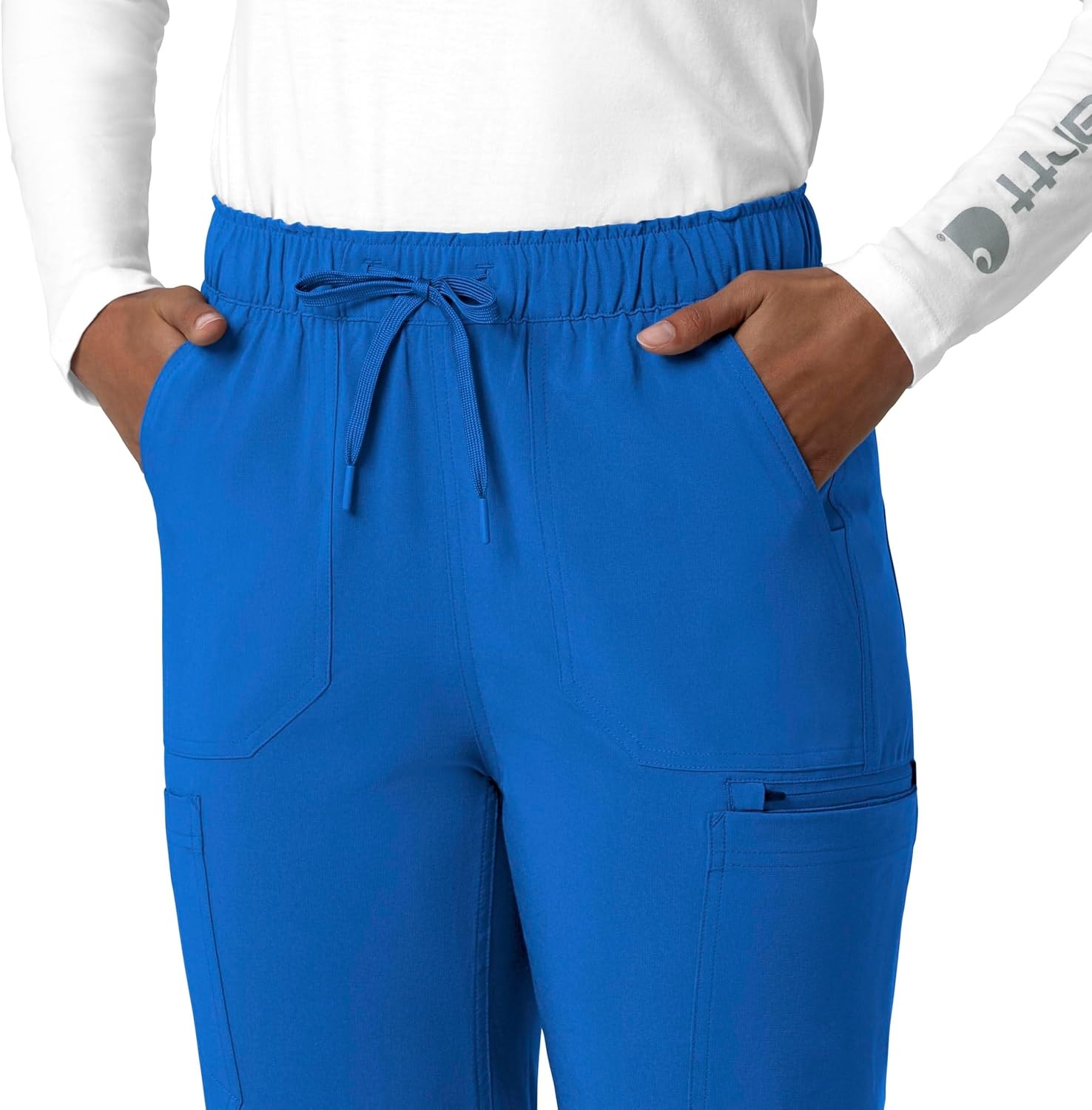 image:imageCarhartt Force CrossFlex Womens Straight Leg Cargo Scrub PantRoyal