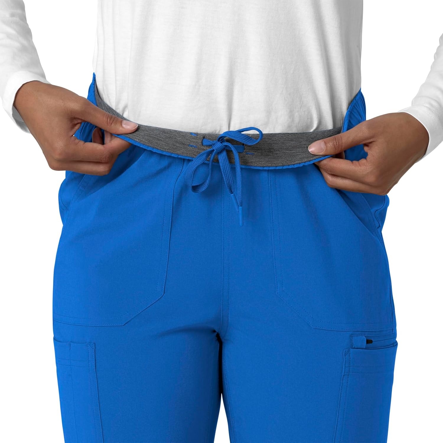 image:imageCarhartt Force CrossFlex Womens Straight Leg Cargo Scrub PantRoyal