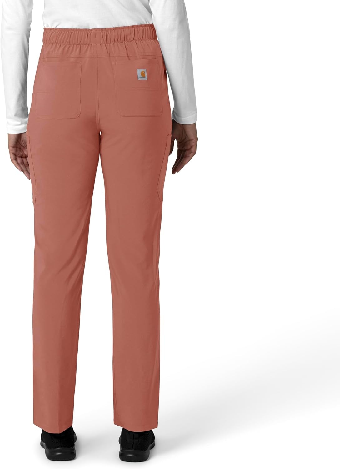 image:imageCarhartt Force CrossFlex Womens Straight Leg Cargo Scrub PantWildrose