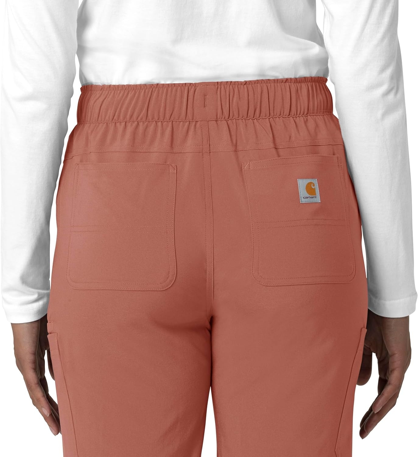 image:imageCarhartt Force CrossFlex Womens Straight Leg Cargo Scrub PantWildrose