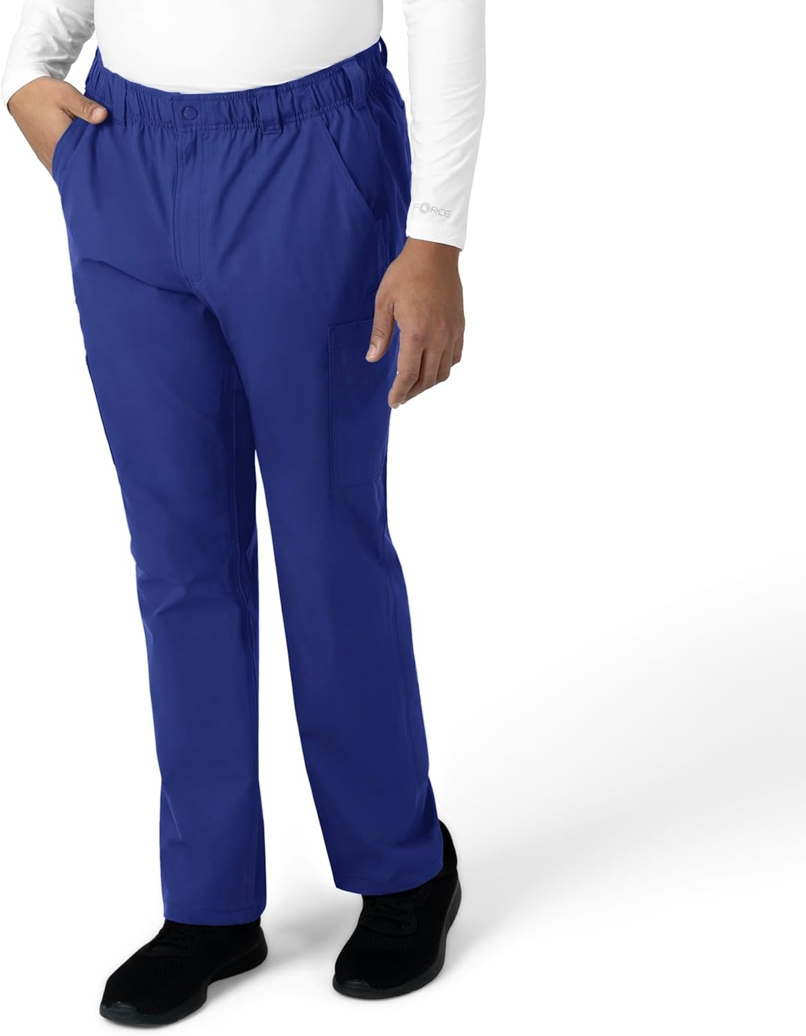 image:imageCarhartt Force Essentials Mens Straight Leg Cargo Scrub PantGalaxy Blue