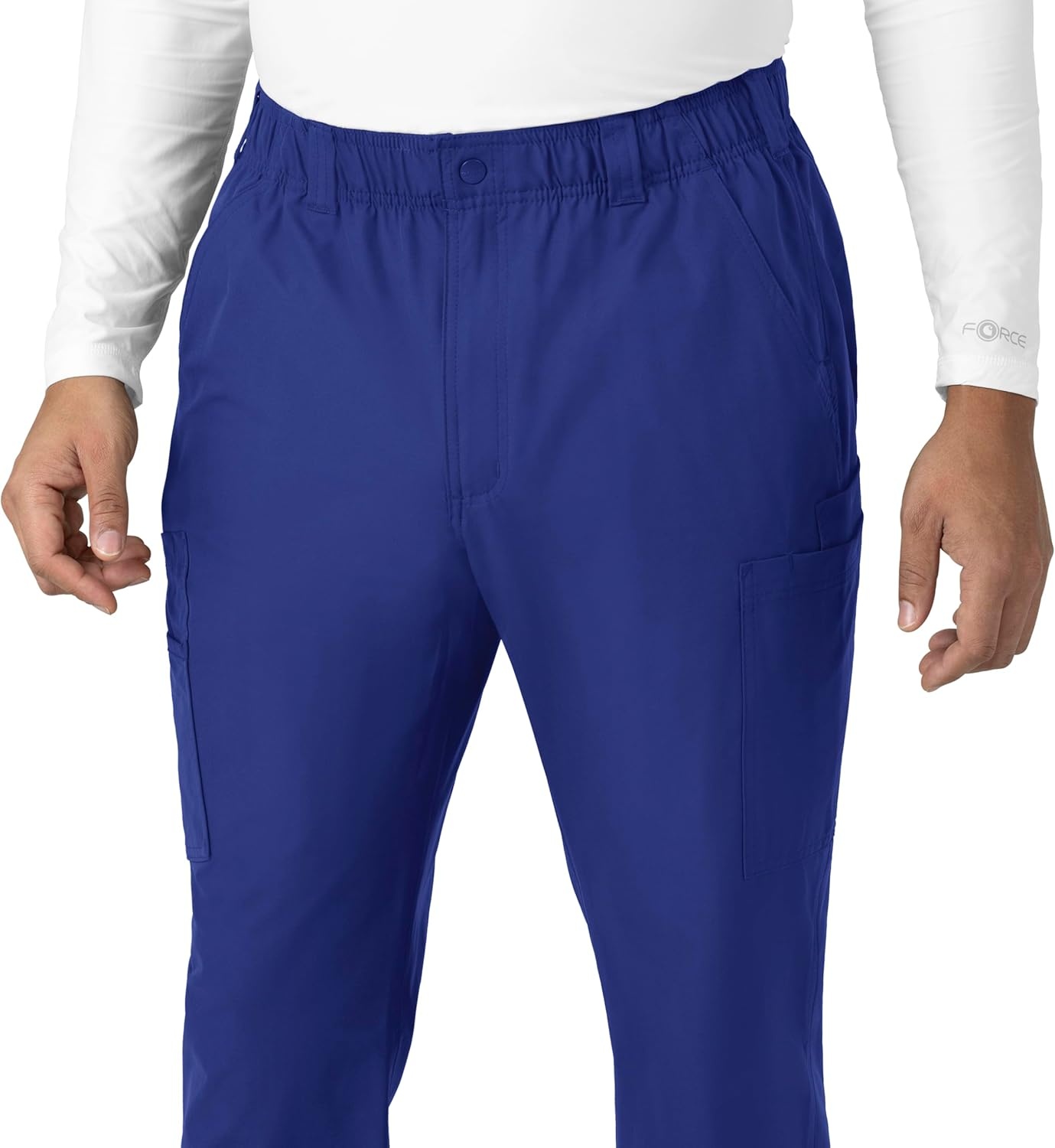 image:imageCarhartt Force Essentials Mens Straight Leg Cargo Scrub PantGalaxy Blue