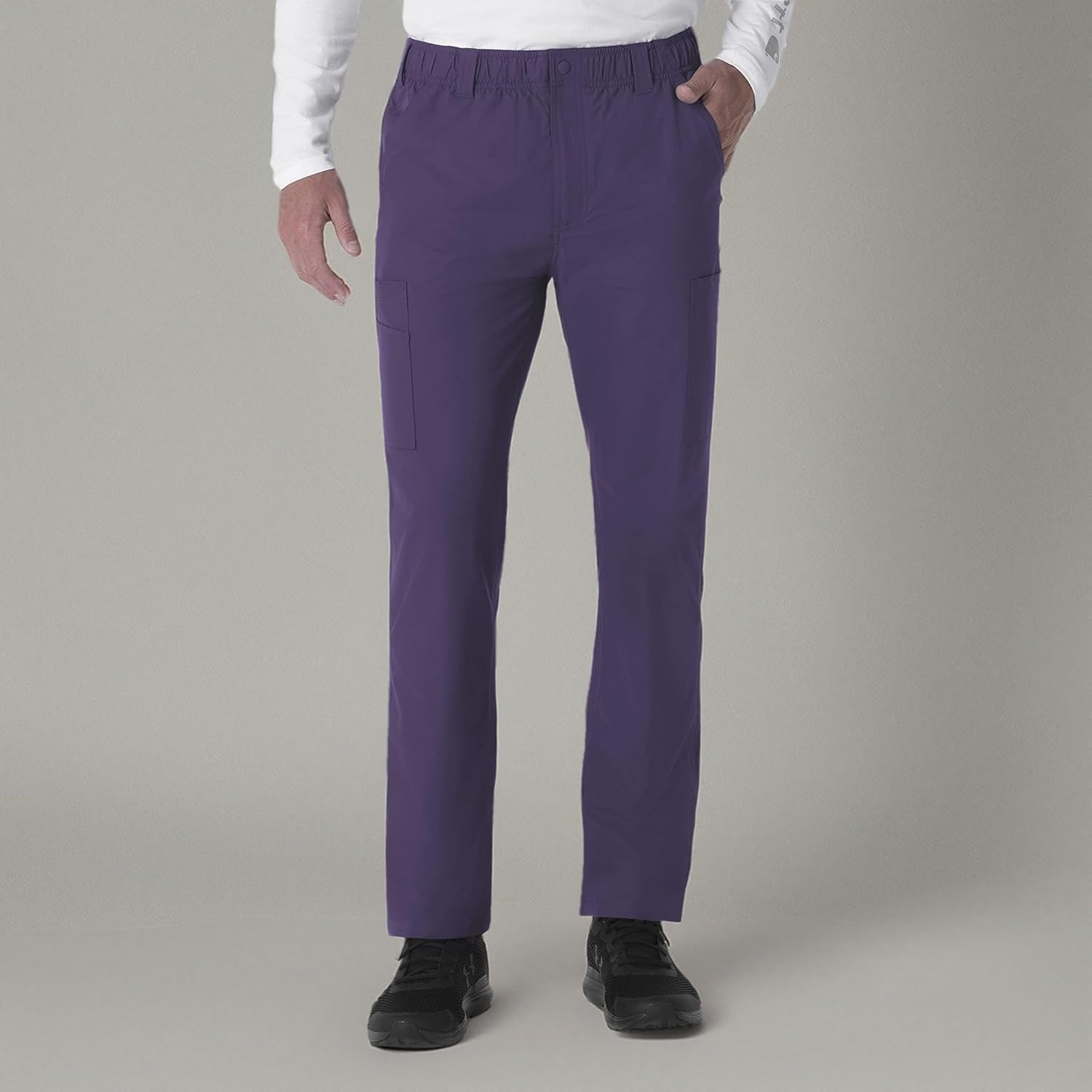 image:imageCarhartt Force Essentials Mens Straight Leg Cargo Scrub PantGrape