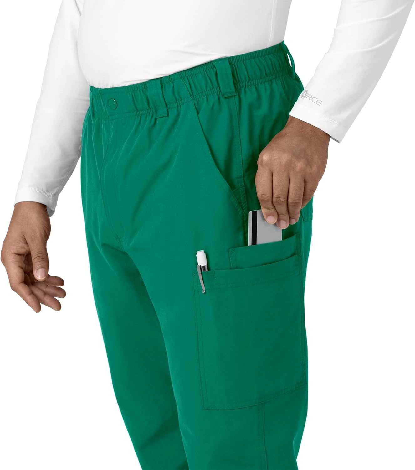 image:imageCarhartt Force Essentials Mens Straight Leg Cargo Scrub PantHunter