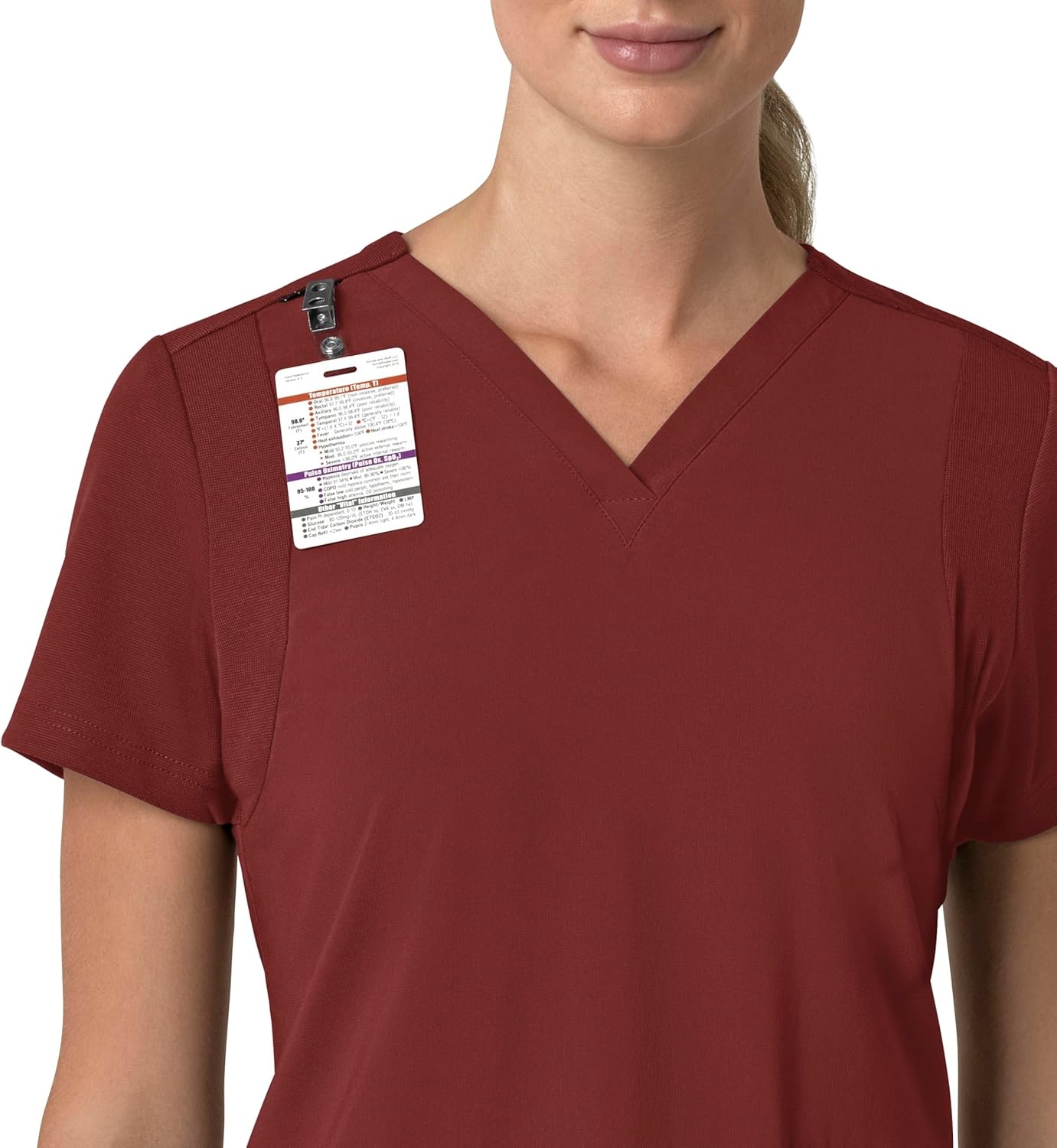 image:imageCarhartt Force Essentials Unisex VNeck 6Pocket Scrub TopAmber Terrain