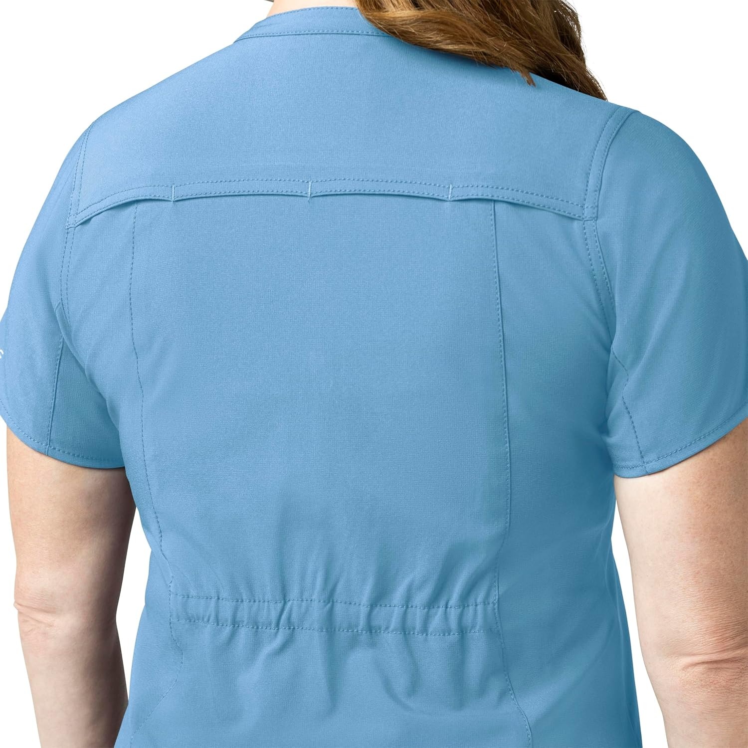image:imageCarhartt Force Essentials Unisex VNeck 6Pocket Scrub TopAzure Blue