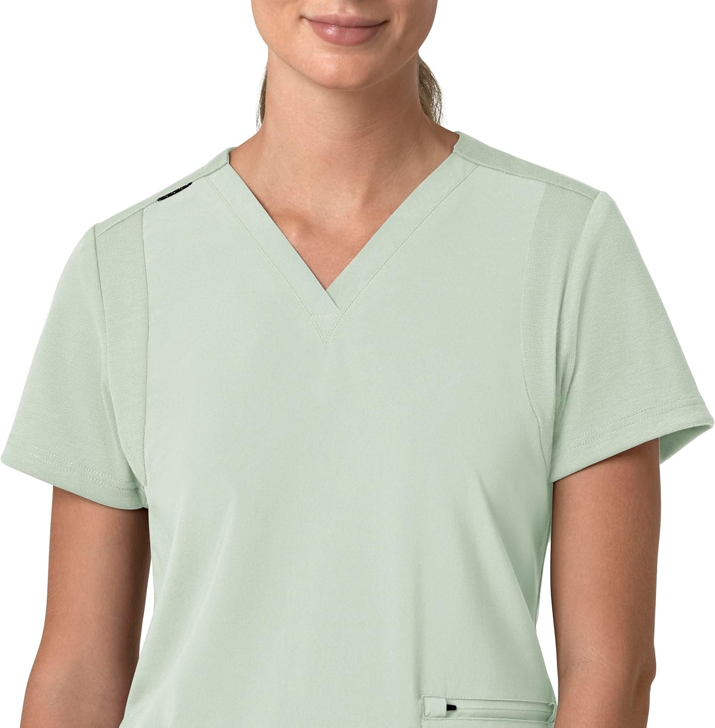 image:imageCarhartt Force Essentials Unisex VNeck 6Pocket Scrub TopBig Sky