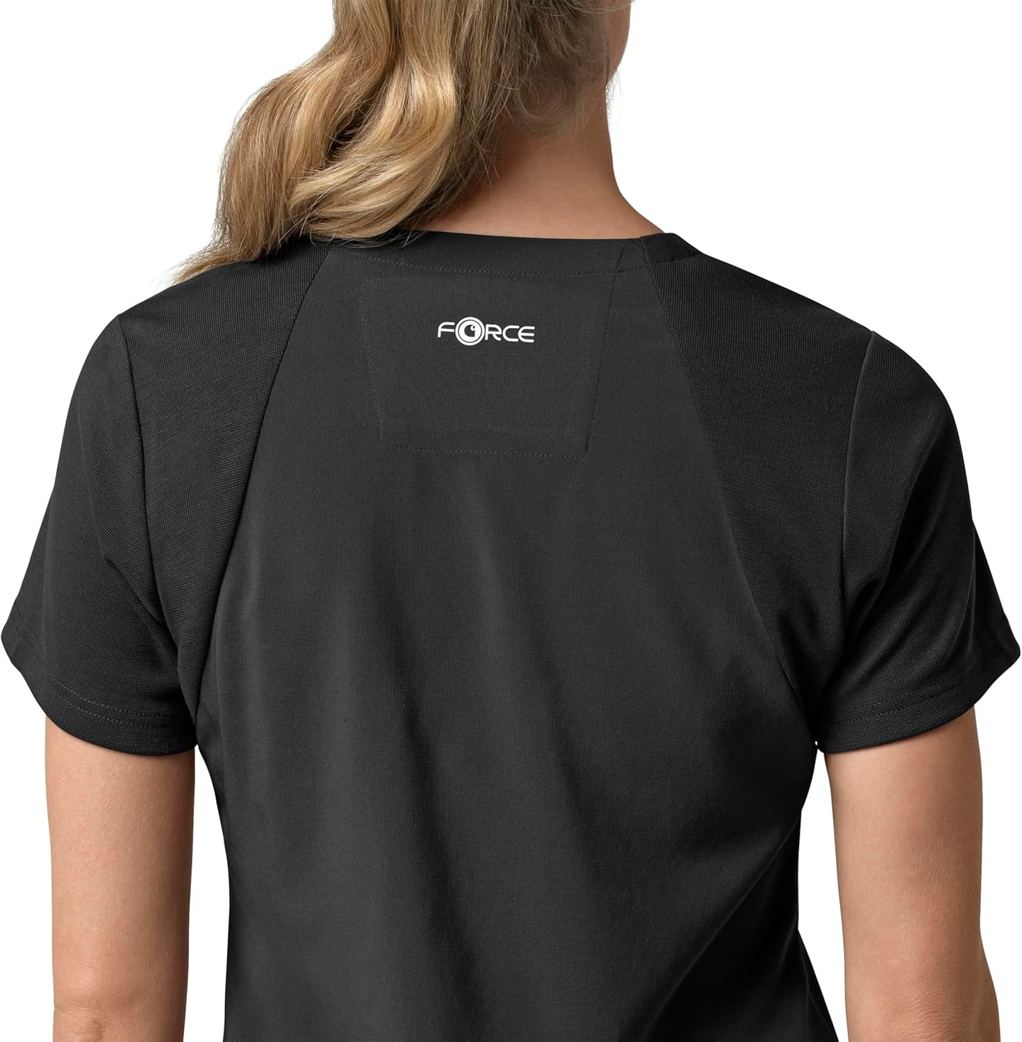 image:imageCarhartt Force Essentials Unisex VNeck 6Pocket Scrub TopBlack