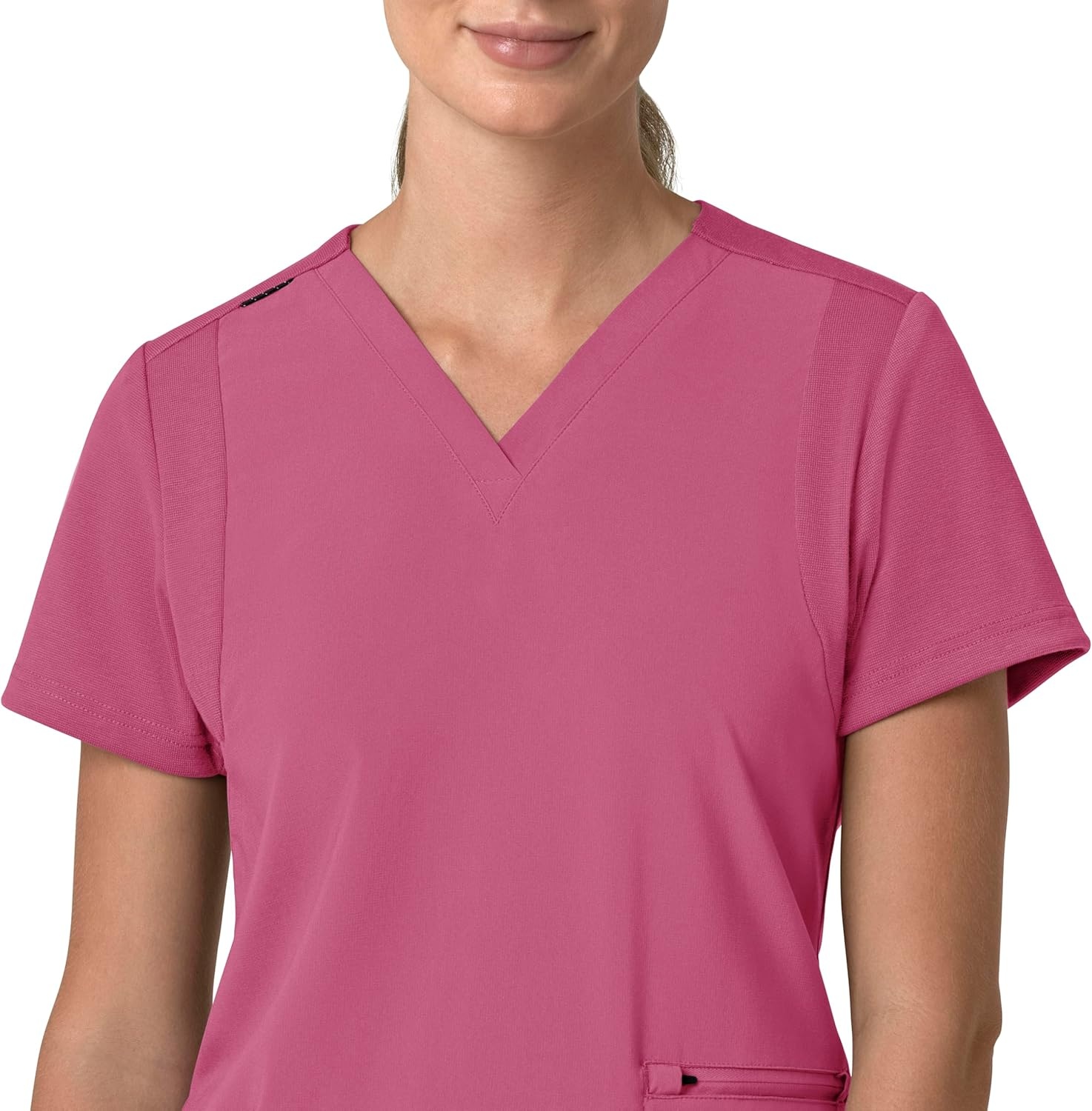 image:imageCarhartt Force Essentials Unisex VNeck 6Pocket Scrub TopElectric Fuschia