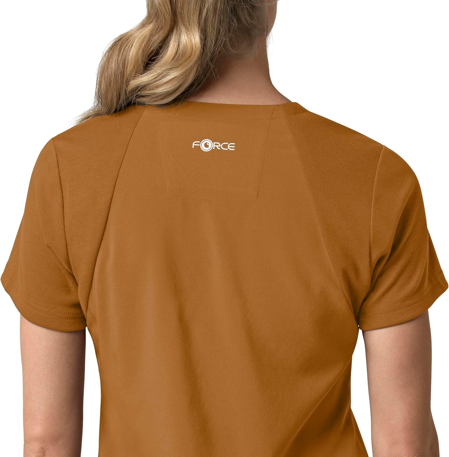 image:imageCarhartt Force Essentials Unisex VNeck 6Pocket Scrub TopFox Brown
