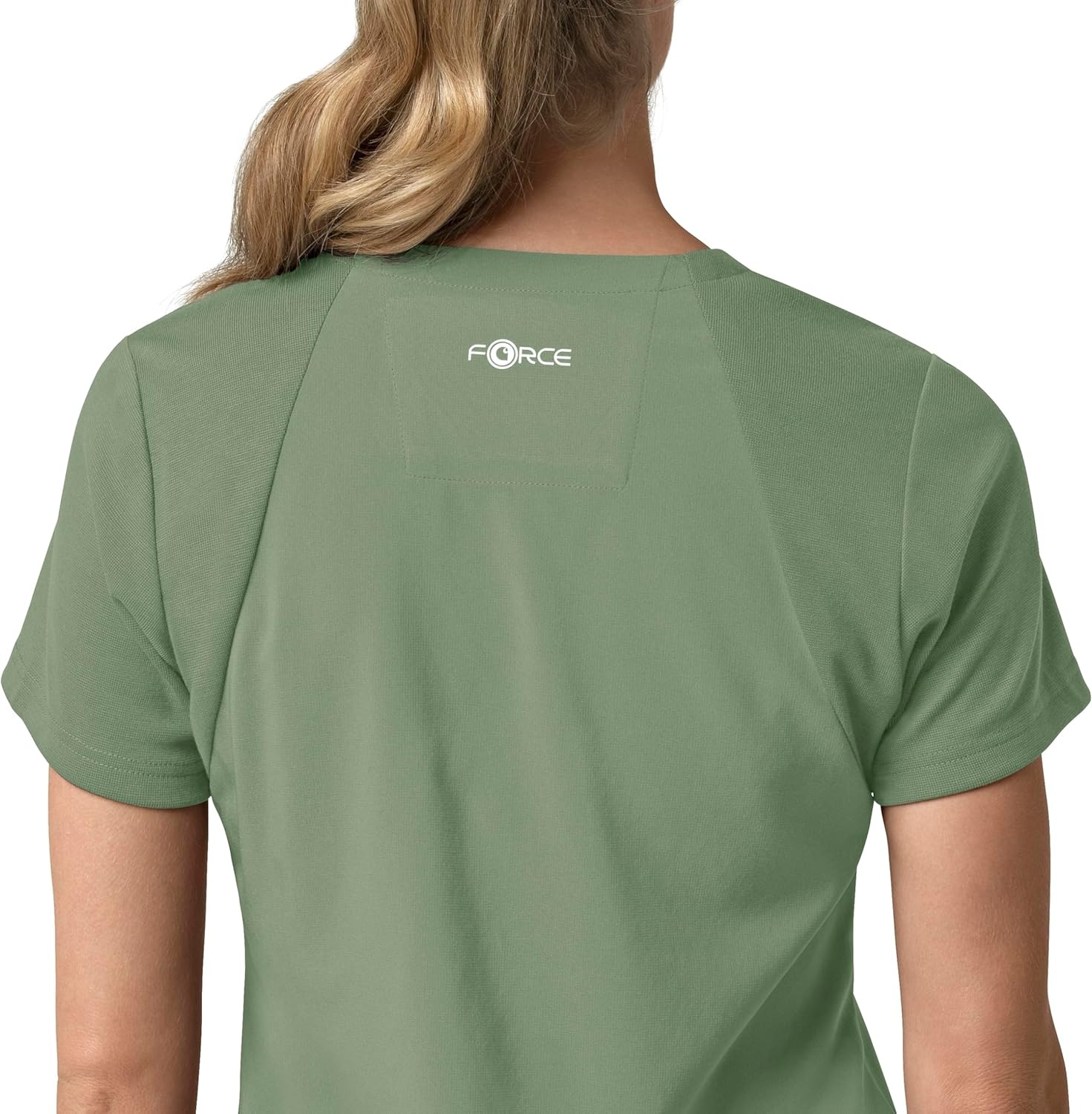 image:imageCarhartt Force Essentials Unisex VNeck 6Pocket Scrub TopGreen Slate