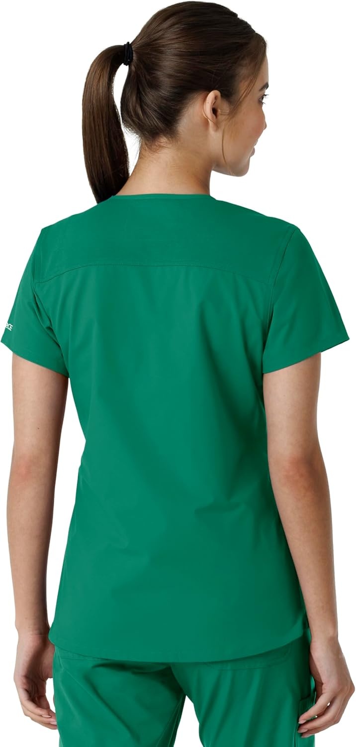 image:imageCarhartt Force Essentials Unisex VNeck 6Pocket Scrub TopHunter