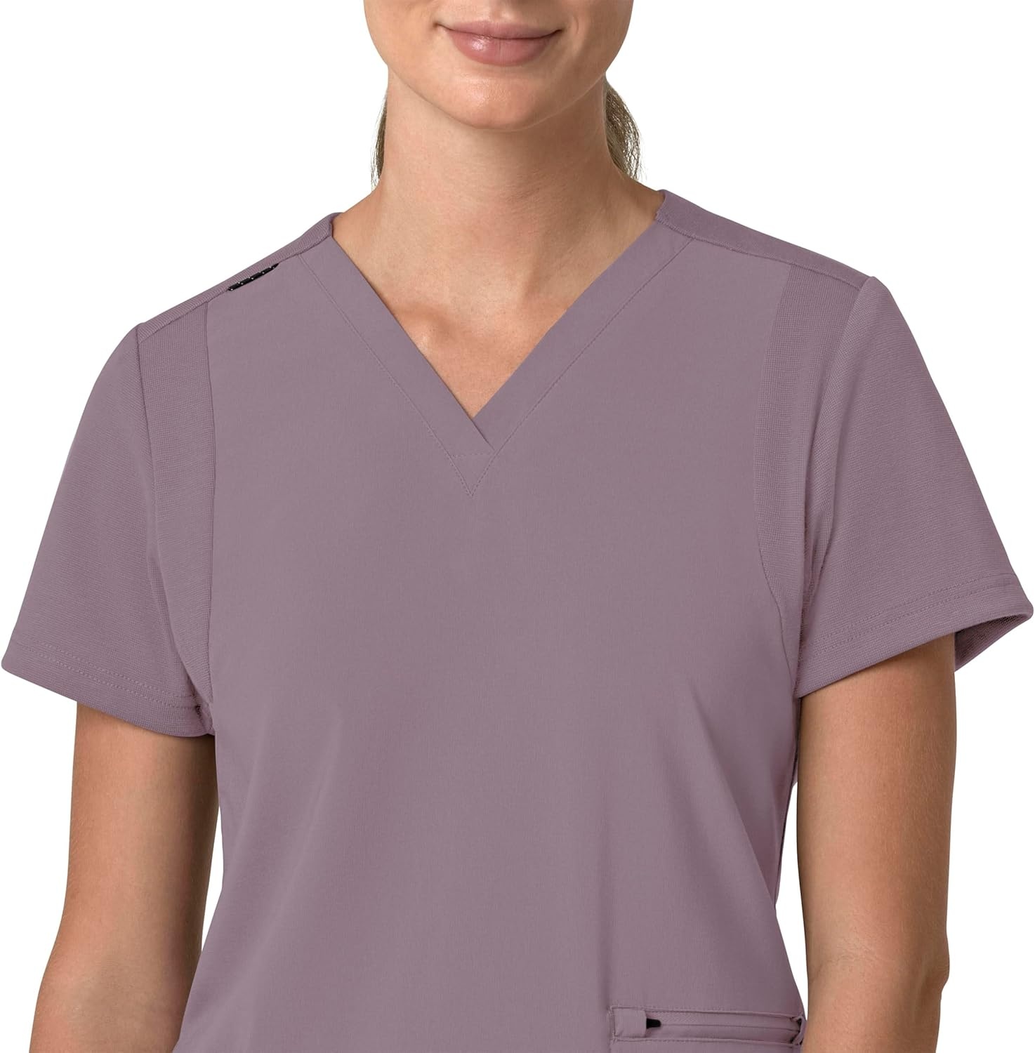 image:imageCarhartt Force Essentials Unisex VNeck 6Pocket Scrub TopLavender Mist