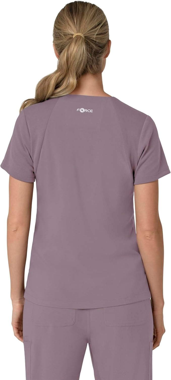 image:imageCarhartt Force Essentials Unisex VNeck 6Pocket Scrub TopLavender Mist