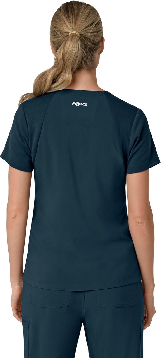 image:imageCarhartt Force Essentials Unisex VNeck 6Pocket Scrub TopNavy