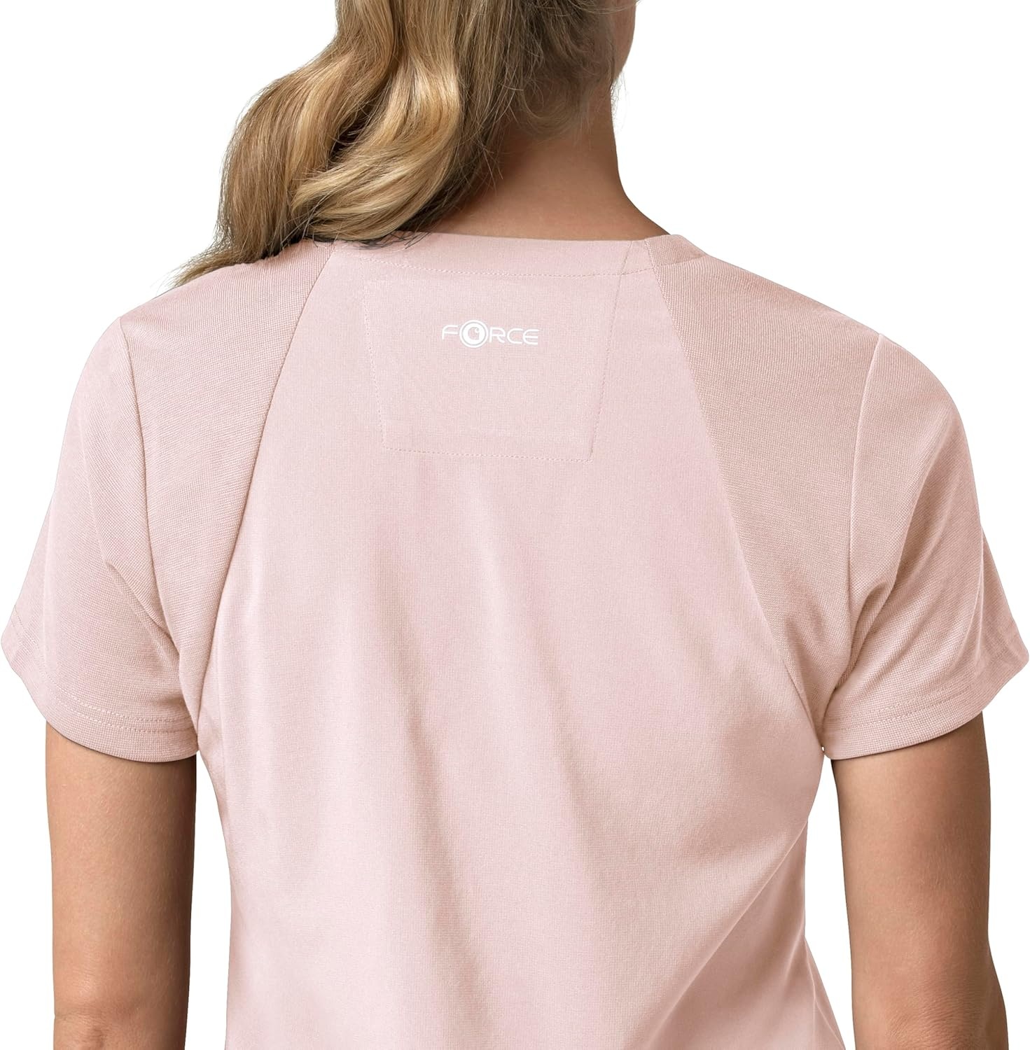 image:imageCarhartt Force Essentials Unisex VNeck 6Pocket Scrub TopSoft Rose