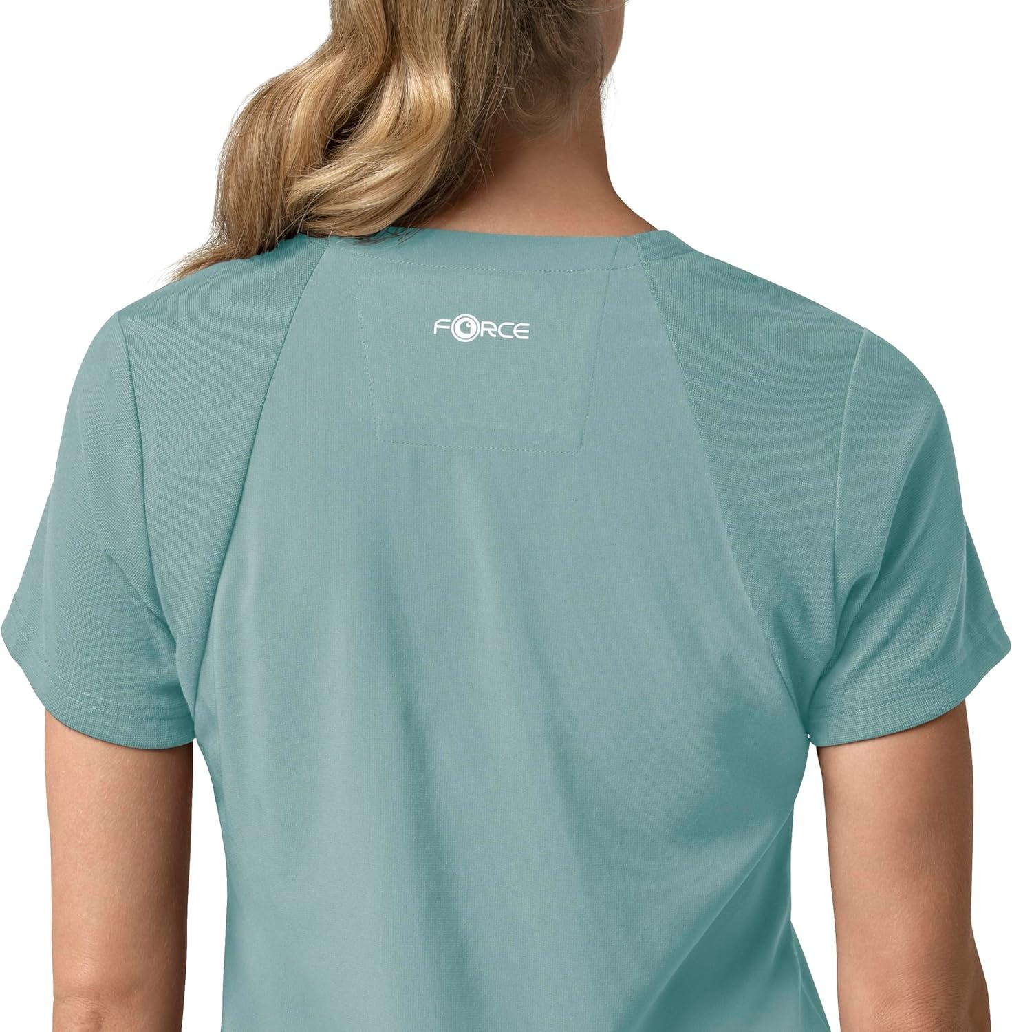 image:imageCarhartt Force Essentials Unisex VNeck 6Pocket Scrub TopSummer Blue