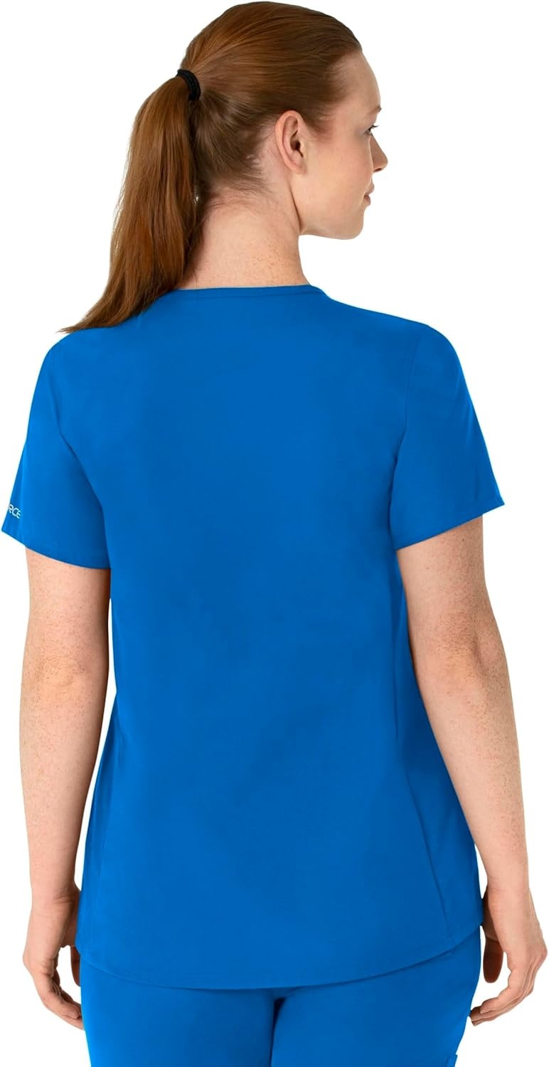 image:imageCarhartt Force Essentials Womens Henley Maternity Scrub TopRoyal