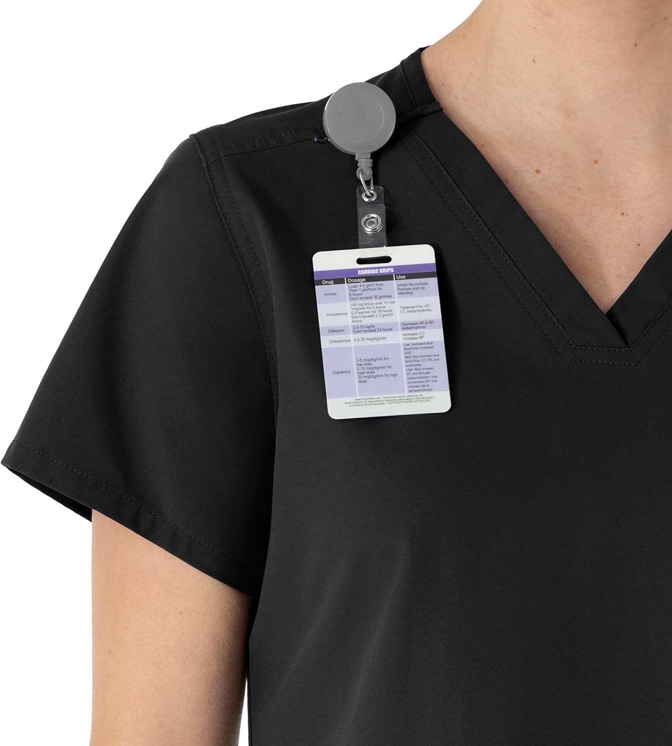 image:imageCarhartt Force Essentials Womens VNeck Scrub TopBlack
