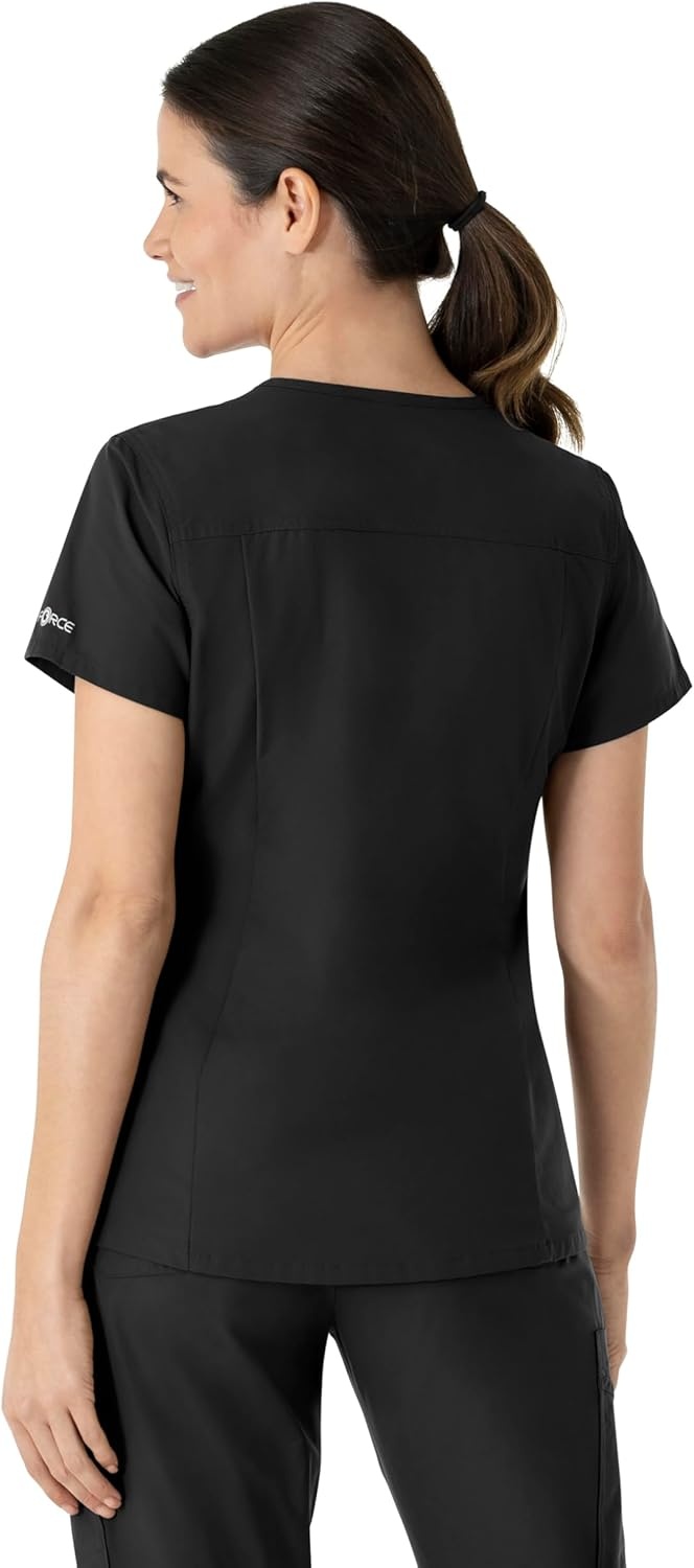 image:imageCarhartt Force Essentials Womens VNeck Scrub TopBlack
