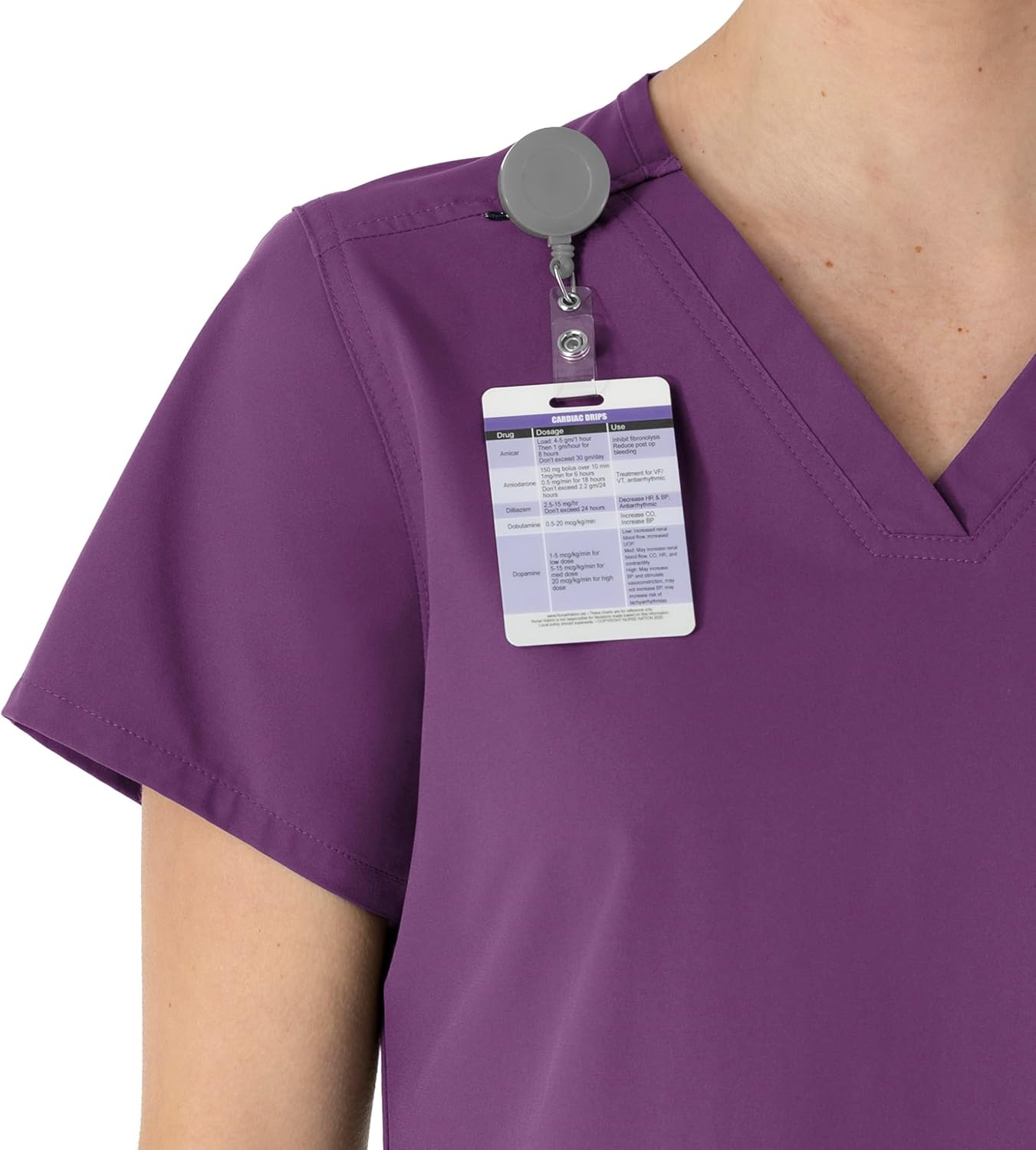 image:imageCarhartt Force Essentials Womens VNeck Scrub TopEggplant