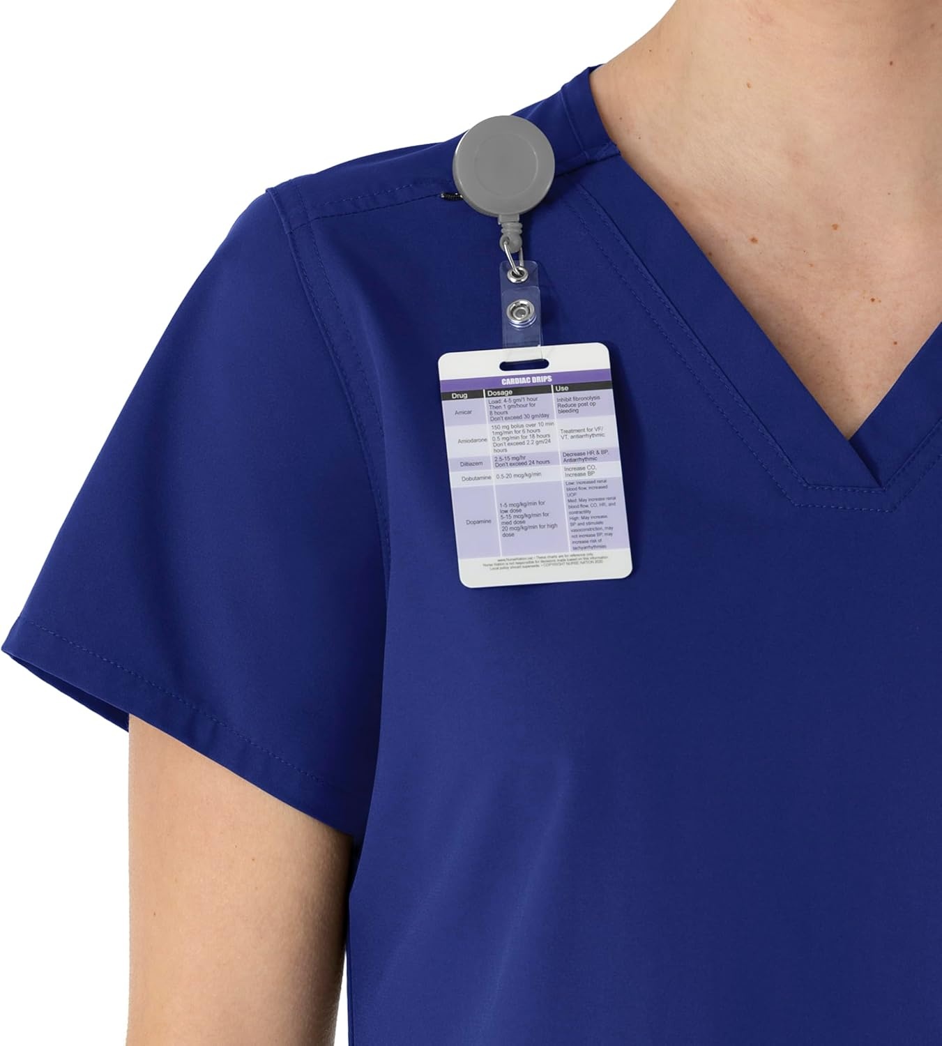 image:imageCarhartt Force Essentials Womens VNeck Scrub TopGalaxy Blue