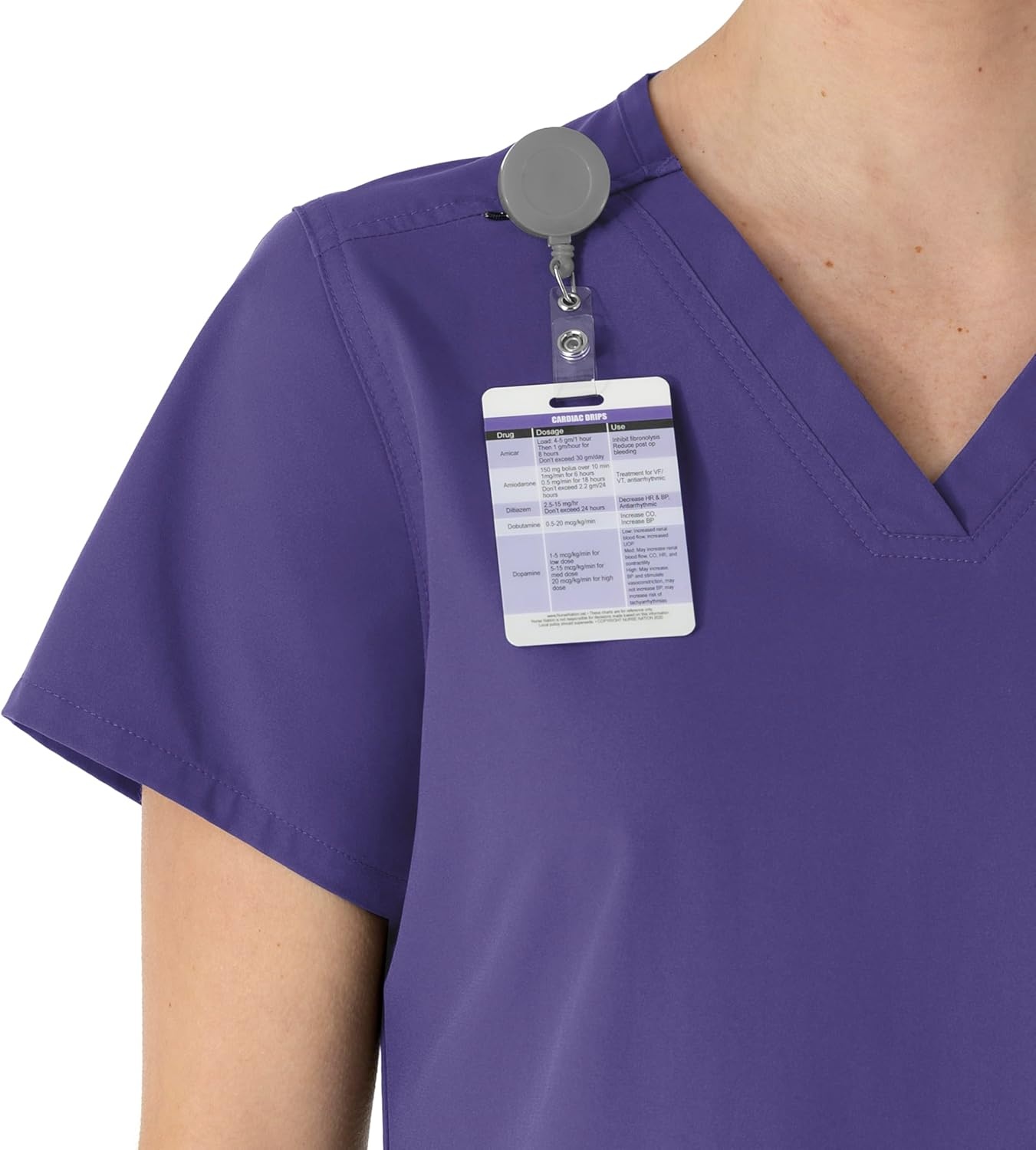 image:imageCarhartt Force Essentials Womens VNeck Scrub TopGrape