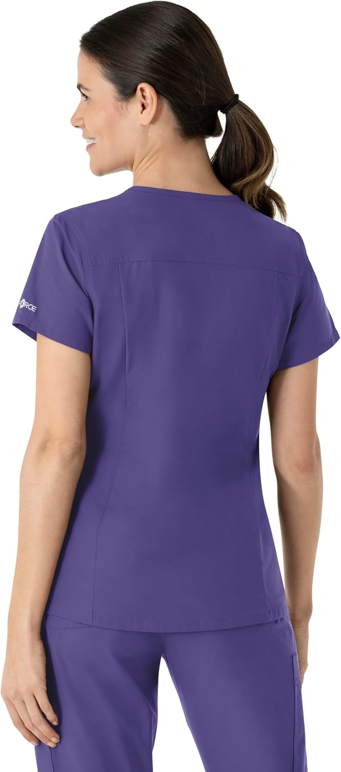 image:imageCarhartt Force Essentials Womens VNeck Scrub TopGrape
