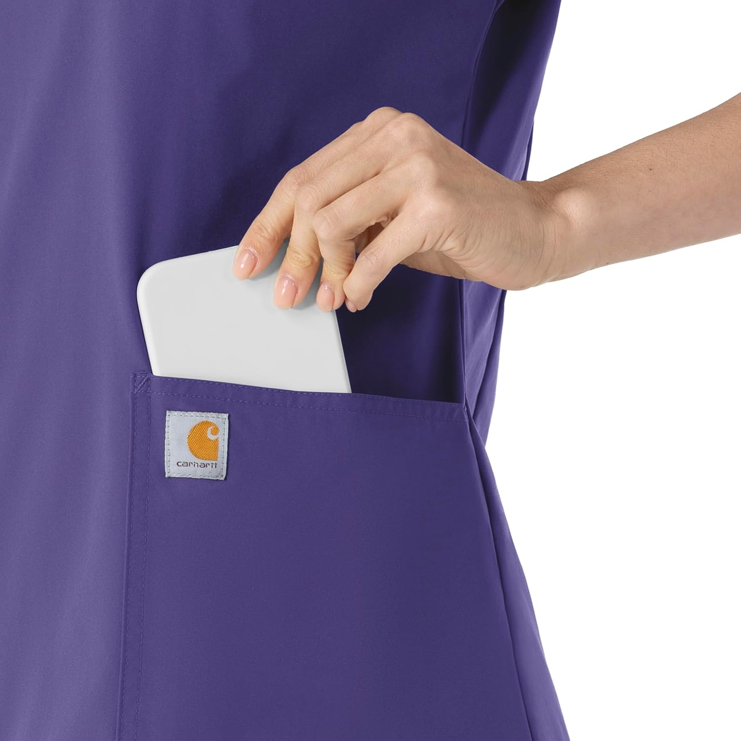 image:imageCarhartt Force Essentials Womens VNeck Scrub TopGrape