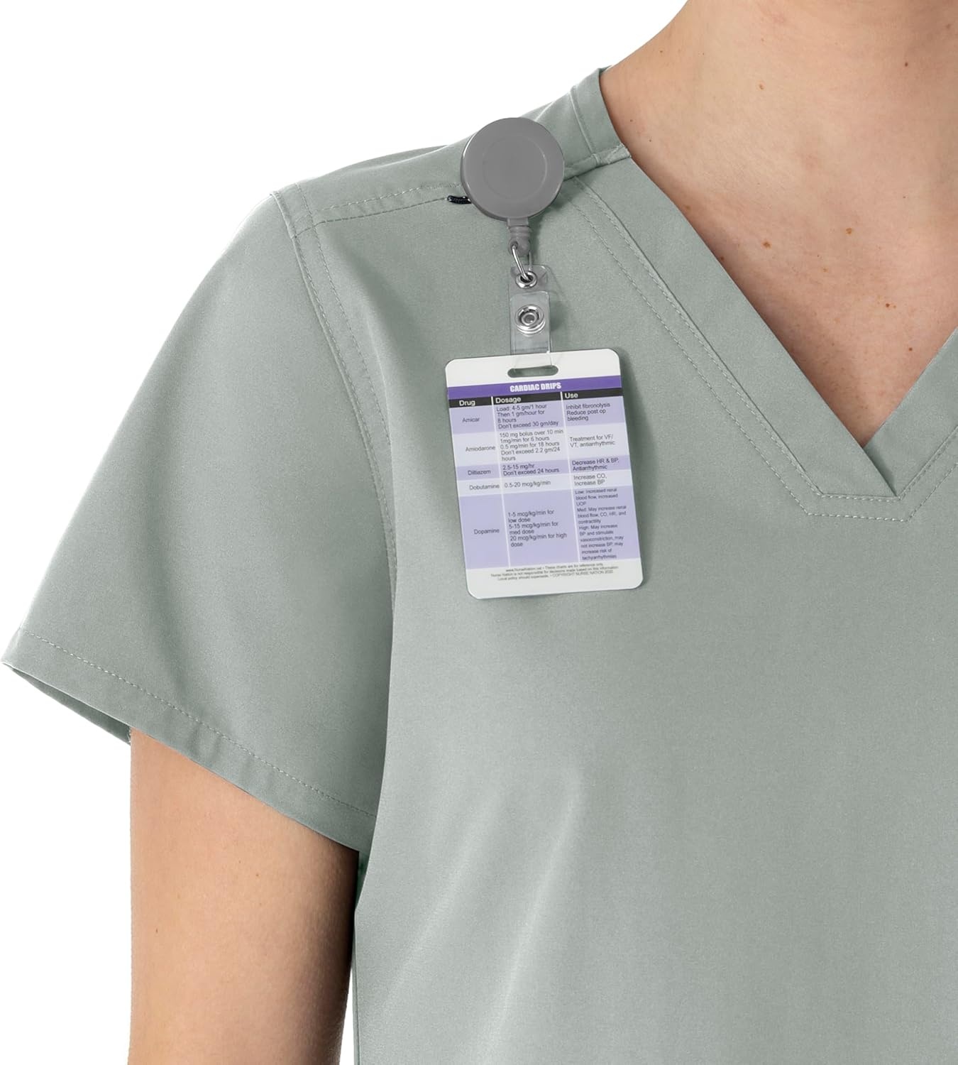 image:imageCarhartt Force Essentials Womens VNeck Scrub TopGrey