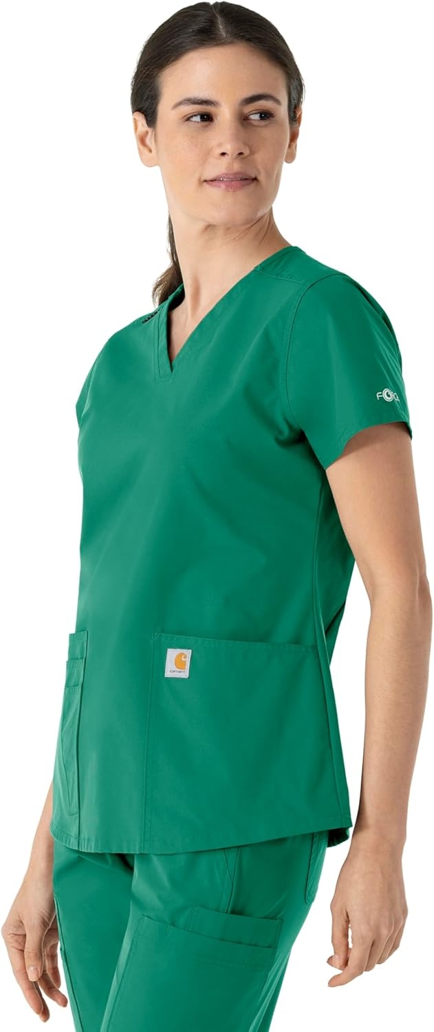 image:imageCarhartt Force Essentials Womens VNeck Scrub TopHunter