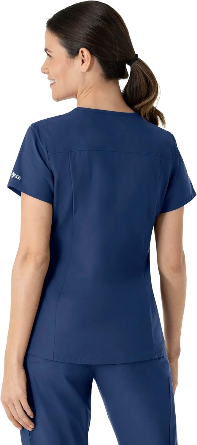 image:imageCarhartt Force Essentials Womens VNeck Scrub TopNavy