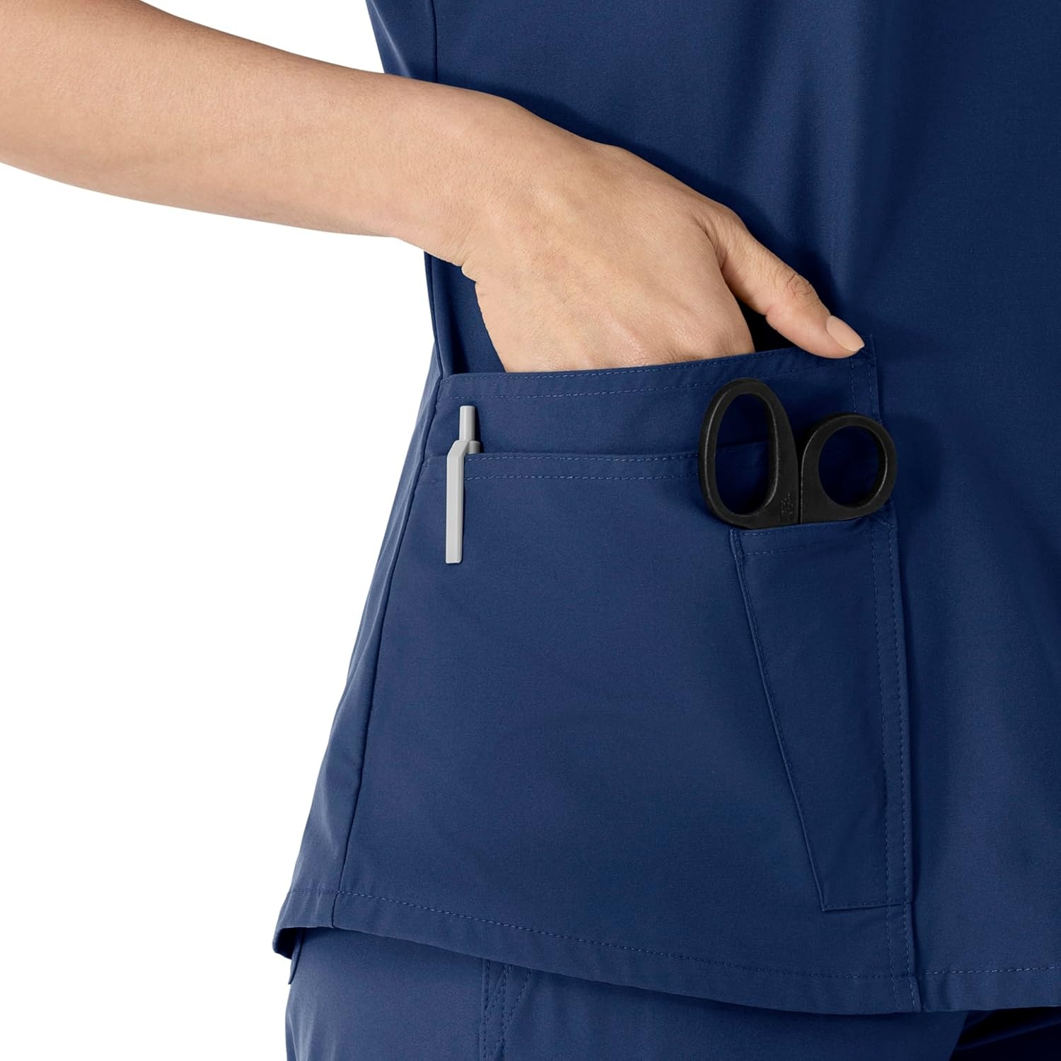 image:imageCarhartt Force Essentials Womens VNeck Scrub TopNavy