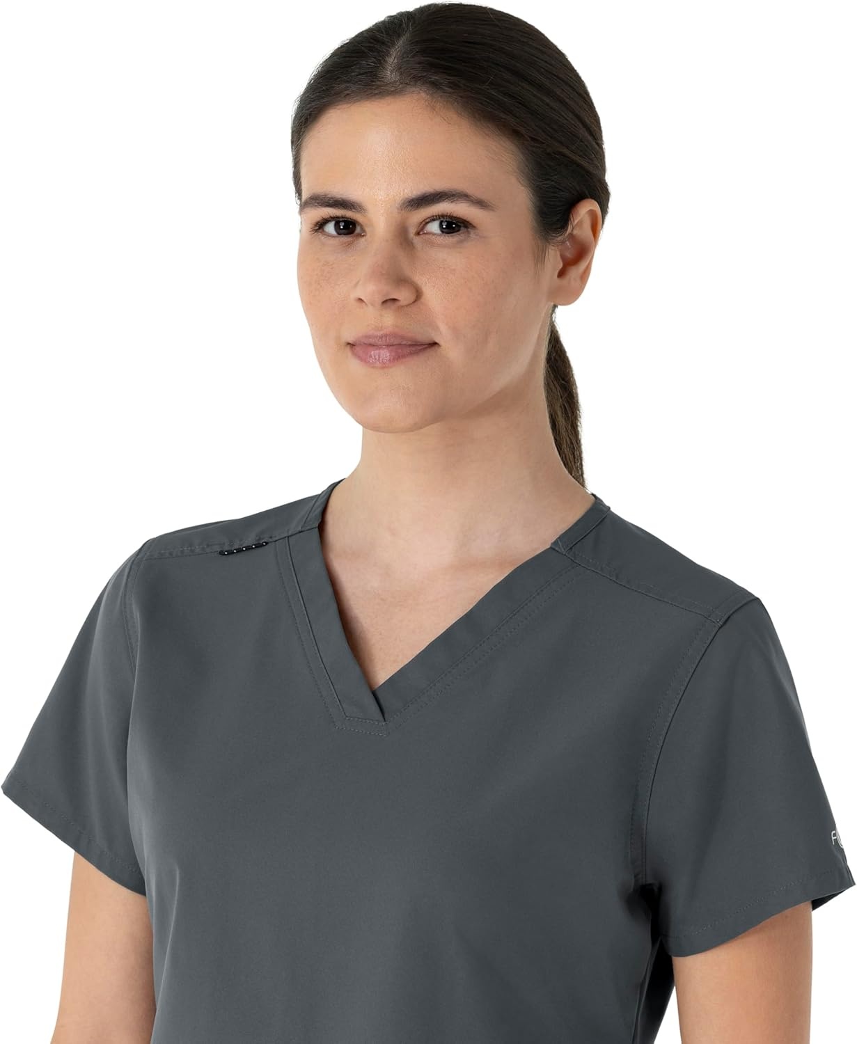 image:imageCarhartt Force Essentials Womens VNeck Scrub TopPewter