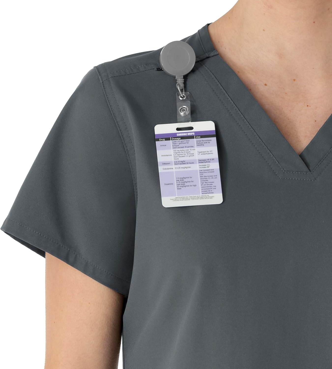 image:imageCarhartt Force Essentials Womens VNeck Scrub TopPewter