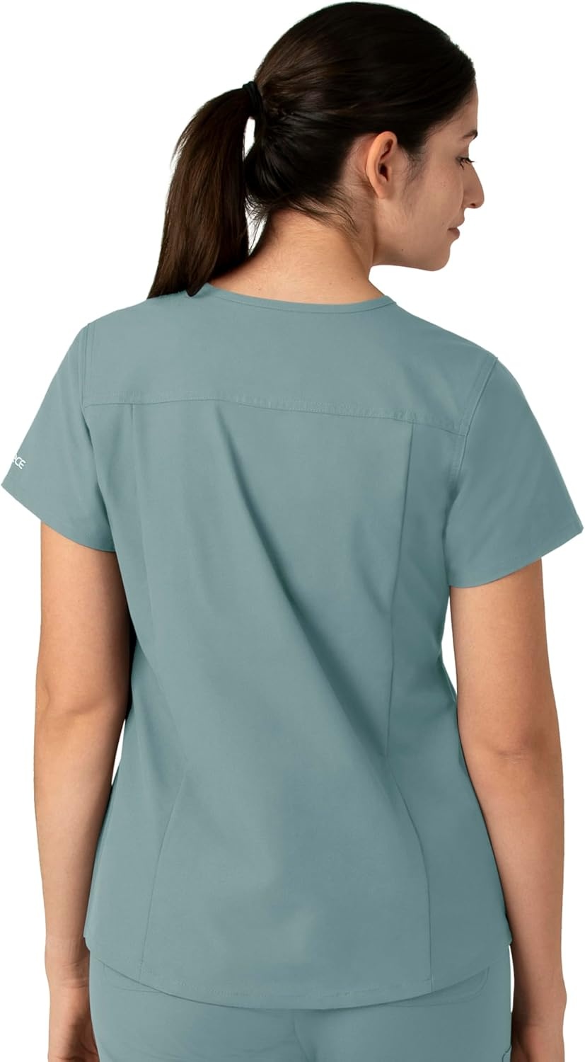 image:imageCarhartt Force Essentials Womens VNeck Scrub TopSummer Blue
