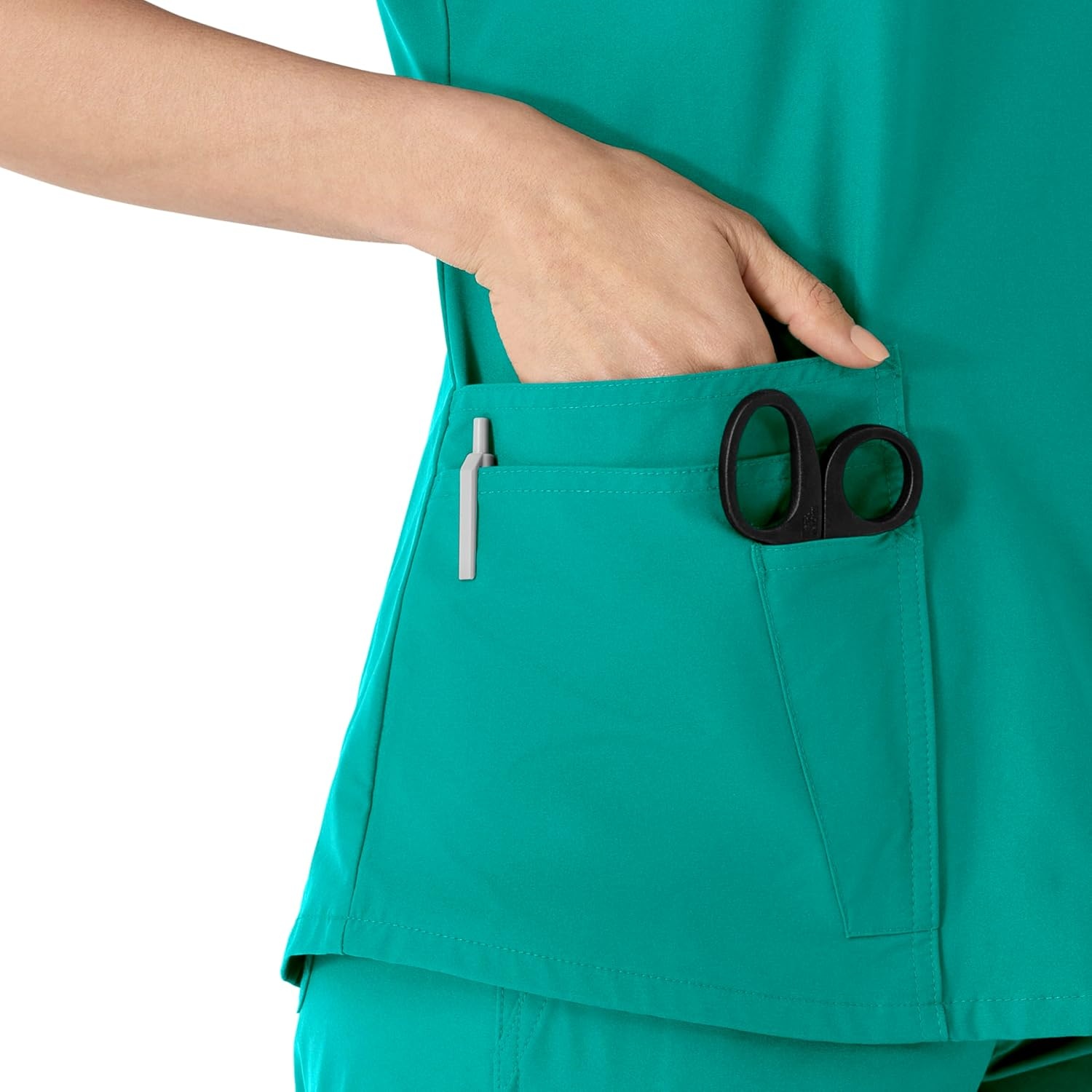 image:imageCarhartt Force Essentials Womens VNeck Scrub TopTeal Blue