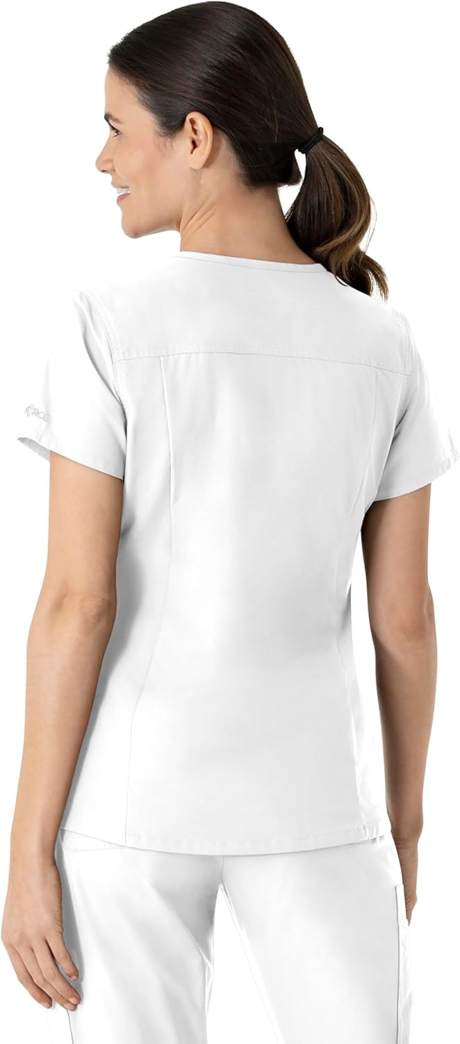 image:imageCarhartt Force Essentials Womens VNeck Scrub TopWhite